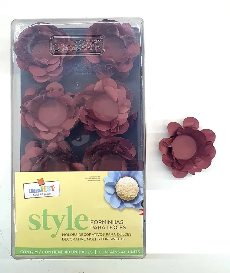 FORMINHA DEC ULTRAFEST FLOR STYLE MARSALA C/40 UN