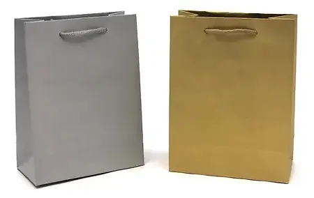 SACOLA KRAFT L&L OURO/PRATA 18X09X22 UNITARIO