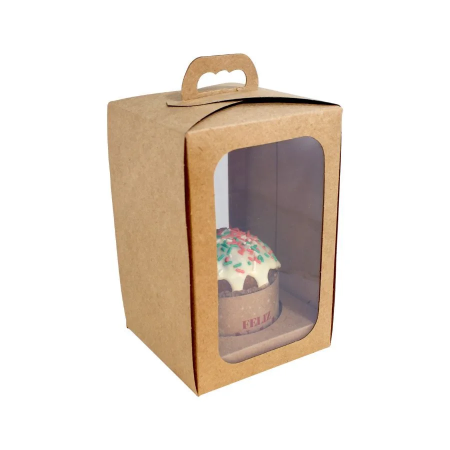 NATAL CAIXA PANETONE MINI KAIXOTE KRAFT UNITARIO