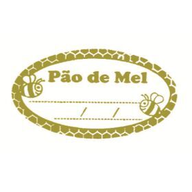 ETIQUETA P/ BOMBOM REAL FRANCO PAO DE MEL VAL 309 OURO