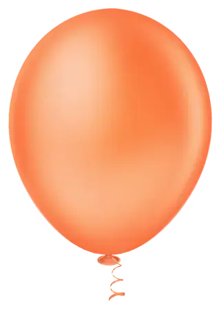 BALOES PIC PIC NEON 9 LARANJA 25 UN