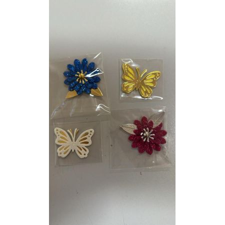 APLIQUE MARTA P/ BOLO EVA/PAPEL LUXO MEDIO DIVERSOS UNITARIO