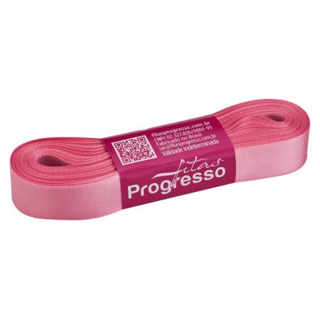 FITA PROGRESSO CETIM 15 MM X 10 MT COR 240 ROSA ESCURO