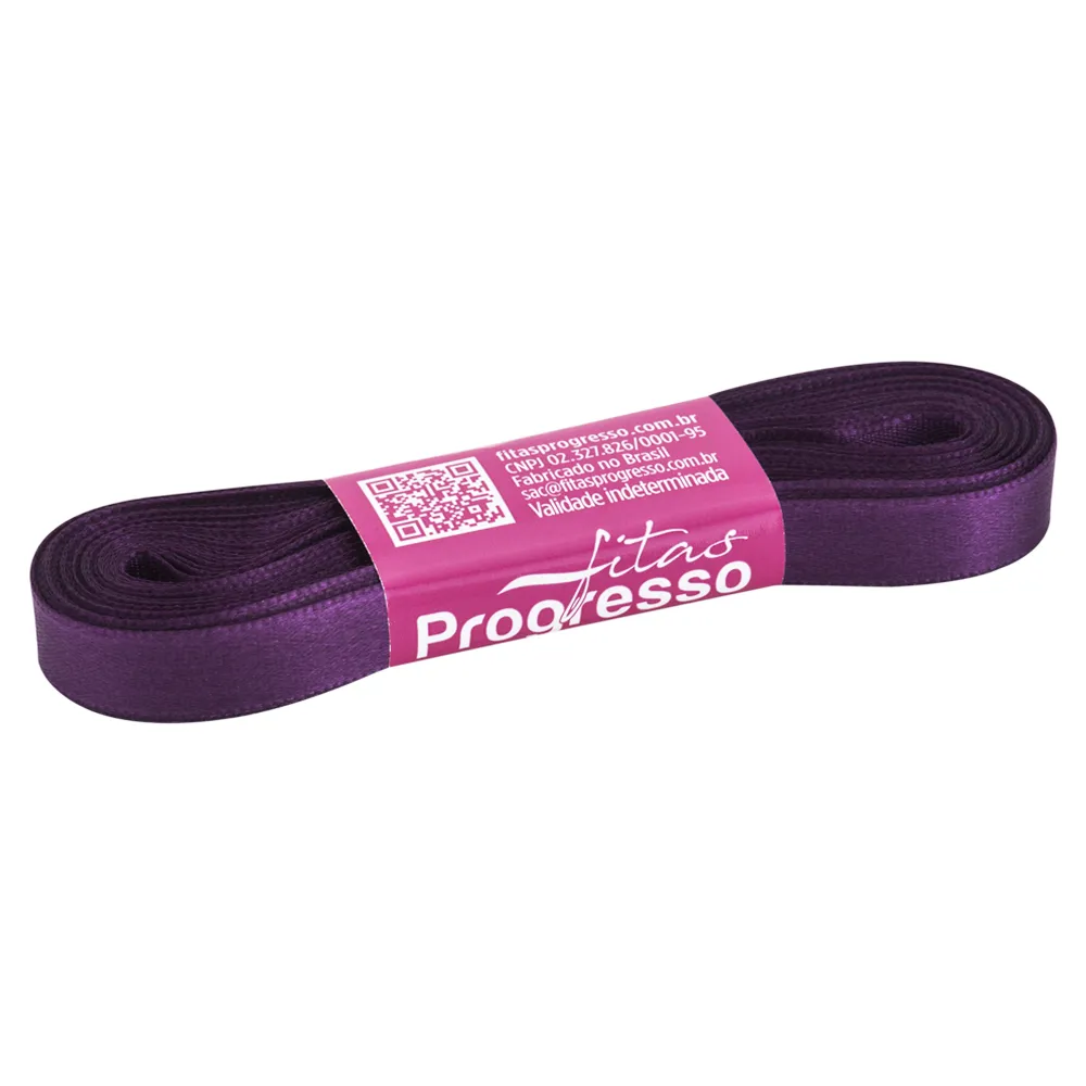 FITA PROGRESSO CETIM 10 MM X 10 MT COR 675 VIOLETA