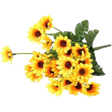 FLORES ARTIFICIAIS VIVA DEC BUQUE MINI GIRASSOL 5 GALHOS