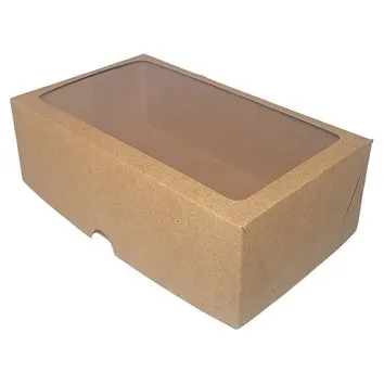 CAIXA PARA BOMBOM CROMUS 08 DOCES 15X7,5X4 C/FORMINHA KRAFT