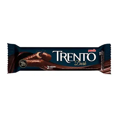 WAFFER PECCIN TRENTO CHOCOLATE DARK 29 GR UNITARIO