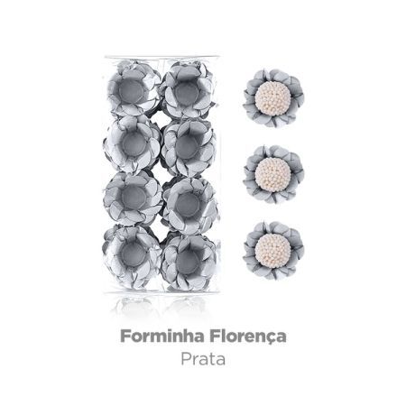 FORMINHA DEC PLAC FLORENCA PRATA C/40 UN