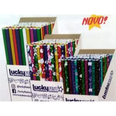 PASCOA POLI LUCKY FEST 69X89 C/03 FLS SORTIDO INFANTIL