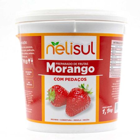 RECHEIO NELISUL POLPA 1,01 KG MORANGO