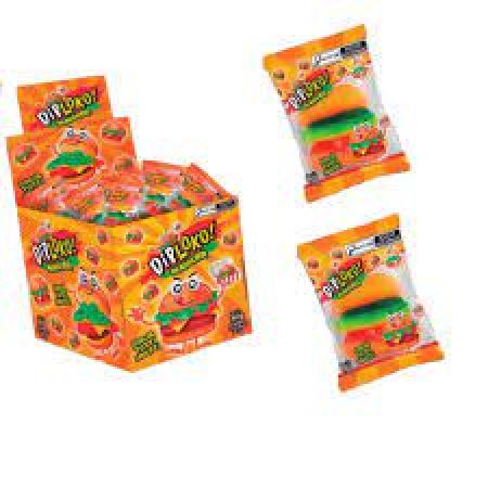 BALA DE GELATINA MBL GUMMY MANIA HAMBURGUER 15 GR UNITARIO