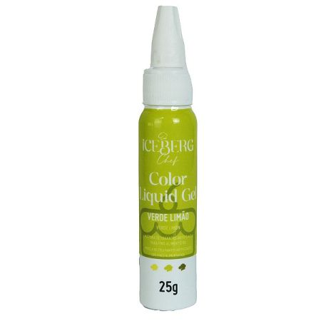 CORANTE LIQUID GEL ICEBERG 25 GR VERDE LIMAO