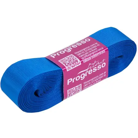 FITA PROGRESSO GORGURAO 22 MM X 10 MT COR 214 AZUL ROYAL