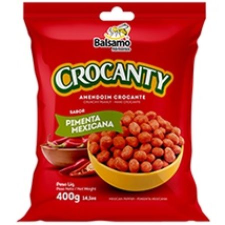AMENDOIM BALSAMO CROCANTY PIMENTA MEXICANA 400 GR