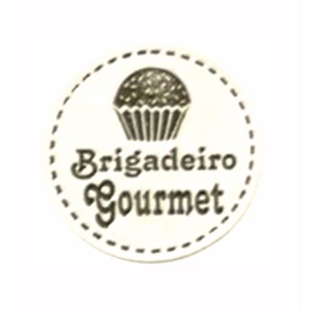 ETIQUETA P/ BOMBOM REAL FRANCO BRIGADEIRO GOURMET BRANCO 790