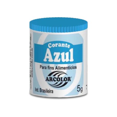 CORANTE EM PO ARCOLOR 5 GR AZUL