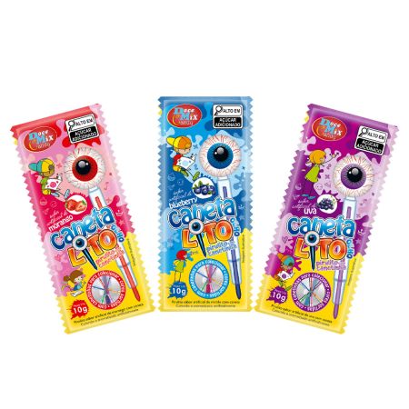 PIRULITO NATY CANDY CANETA OLHO LITO  UNITARIO