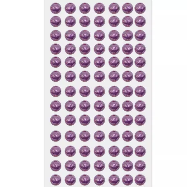 ENFEITE P/ COLAGEM STRASS BRILHA FESTA PEROLA 06 MM LILAS