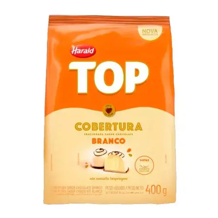 COBERTURA HARALD GOTAS TOP BRANCO 400 GR