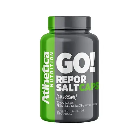SUPLEMENTO ATLHETICA NUTRITION GO! REPOR SALT CAPS 30 CAPSULAS
