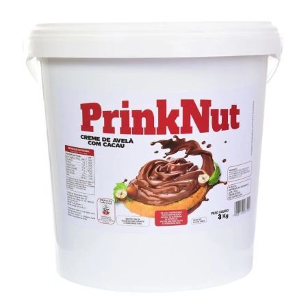 RECHEIO CREME DE AVELA PRINKNUT 3 KG