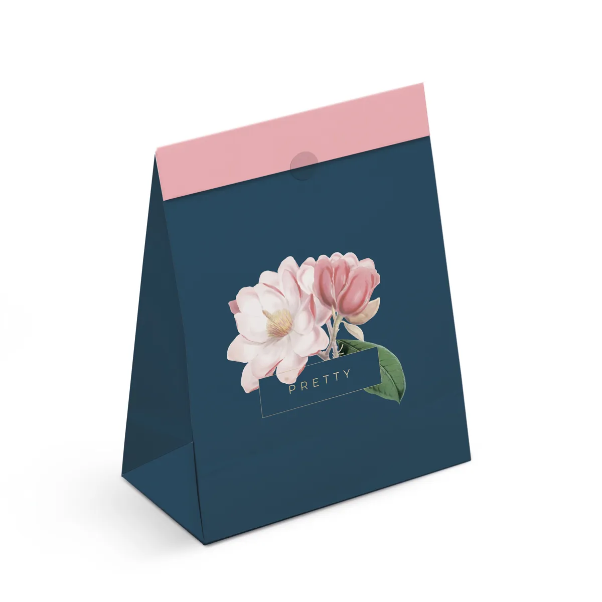 SACO PAPEL P/PRESENTE CROMUS GG 41X32,5X13 MAGNOLIA C/1 UN