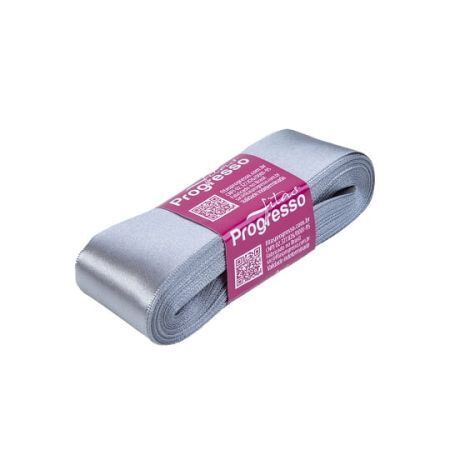 FITA PROGRESSO CETIM 38 MM X 10 MT COR 1222 CINZA