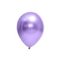 BALOES FEST BALL CROMADO 5 VIOLETA C/25 UN