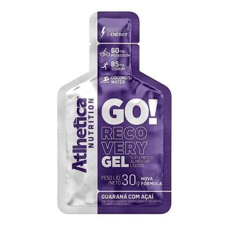 SUPLEMENTO ATLHETICA NUTRITION GO! RECOVERY GEL GUARANA COM ACAI 30 GR