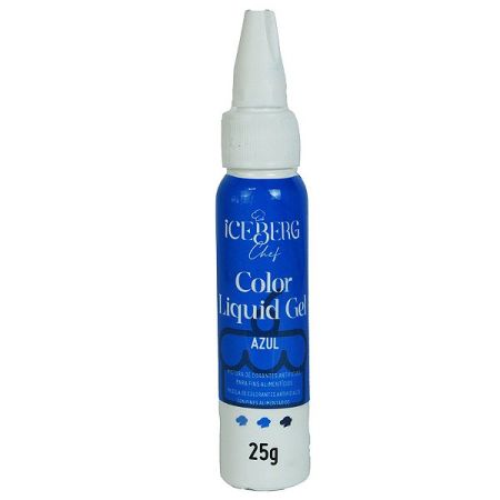 CORANTE LIQUID GEL ICEBERG 25 GR AZUL