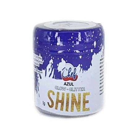 PO BRILHANTE P/ DECORACAO ICEBERG SHINE GLITTER AZUL 5 GR