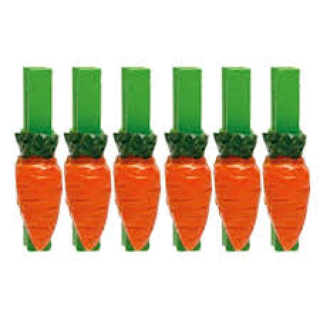 PASCOA PRENDEDORES CROMUS CENOURA LARANJA TAM. C/6 PCS