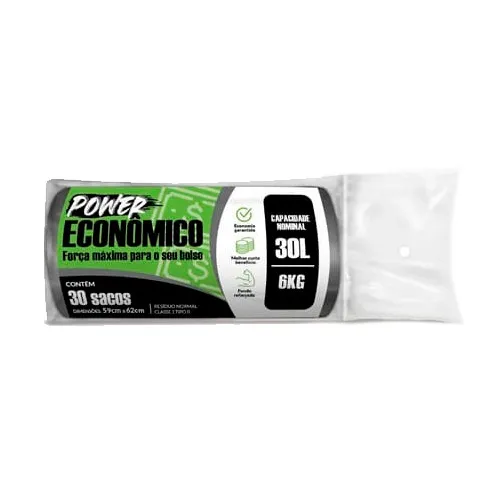 SACO DE LIXO VALGROUP 30 LITROS C/30 SACOS