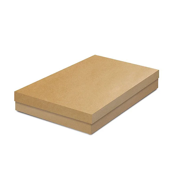 CAIXA CROMUS RETANG. TAMPA BAIXA TAM. M 30X21X4,5 KRAFT