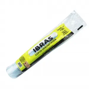 COPO DESCARTAVEL IBRAS 300 ML CRISTAL C/100 UN