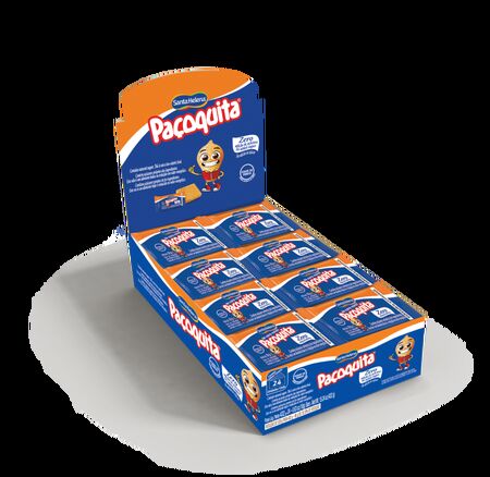 PACOQUINHA SANTA HELENA QUADRADA ZERO 432 GR DISP C/24 UN