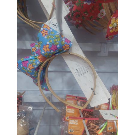 JUNINA TIARA SB ACESSORIOS LACO FLORAL LILAS