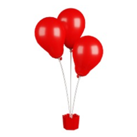 CACHEPOT GRINTOY 03 HASTES VERMELHO