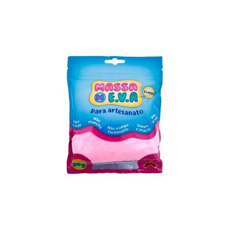 MASSA DE EVA MAKE 50 GR ROSA BEBE
