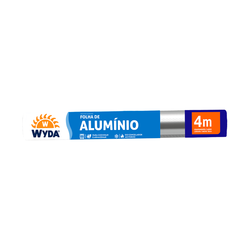 PAPEL ALUMINIO WYDA 4 MT X 30 CM
