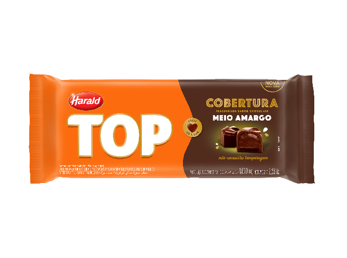 COBERTURA HARALD TOP MEIO AMARGO 1,010 KG