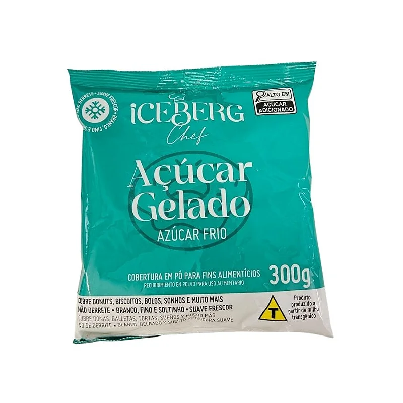 ACUCAR IMPALPAVEL ICEBERG 300 GR GELADO