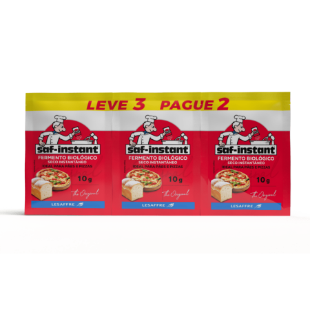 FERMENTO EM PO SAF INSTANTANEO 30 GR (LEVE 3 PG 2)
