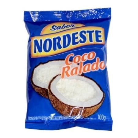 COCO RALADO MEDIO NORDESTE 100 GR UMIDO E ADOCADO
