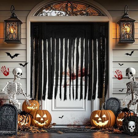 HALLOWEEN CORTINA BPG 160X60 CM REF. Y8788