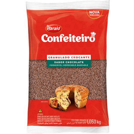 GRANULADO HARALD CROCANTE CONFEITEIRO 1,05 KG