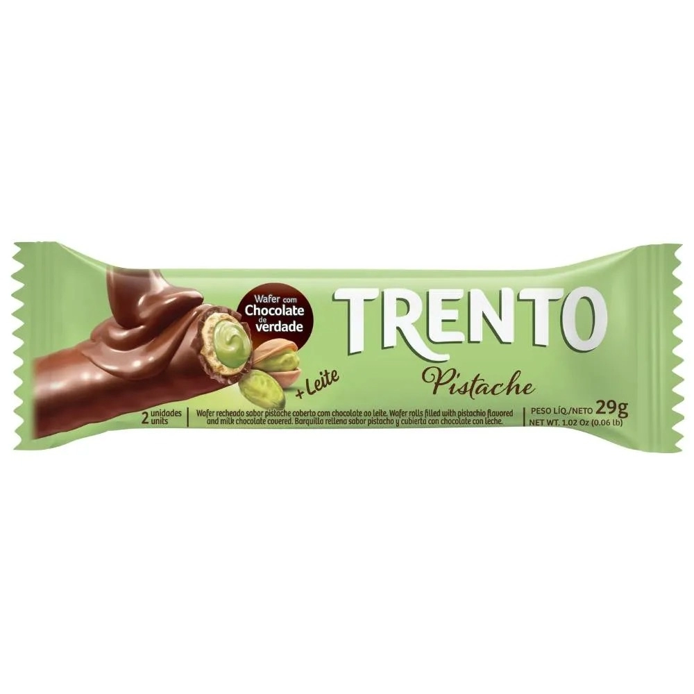 WAFFER PECCIN TRENTO PISTACHE 29 GR UNITARIO