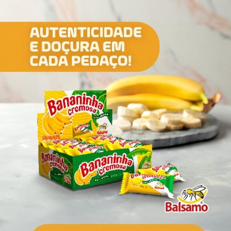 DOCE DE BANANA CREMOSA BALSAMO 400 GR C/19 UN DISPLAY