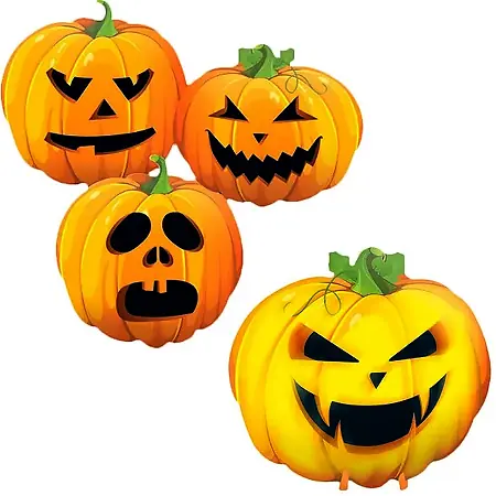 HALLOWEEN TOTEM DE MESA KAIXOTE ABOBORA SORTIDA C/01 UN