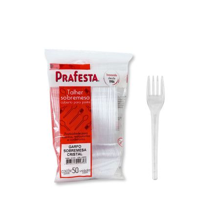 GARFO SOBREMESA PRAFESTA BRANCO C/50 UN